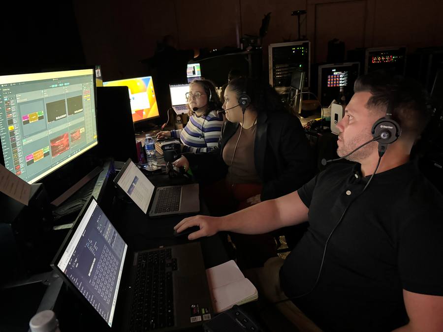 FOH control room, live show
