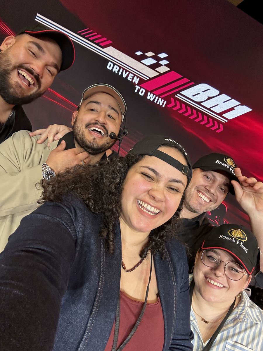 Alyssa Freire on site with crew